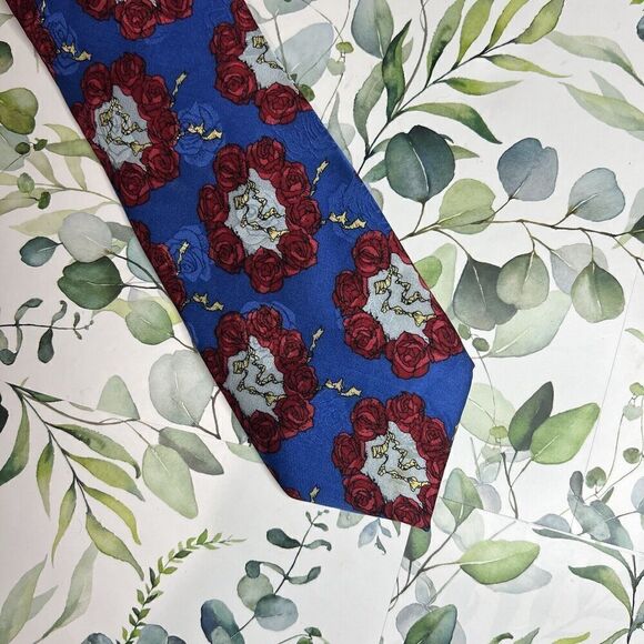 Grateful Dead Jerry Garcia’s Spanish Lady Collector's Edition Silk Tie - Picture 3 of 7
